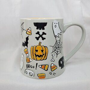 Halloween Mug With Ghost Bats Pumpkin Designs By Spectrum Designz Coffee cup